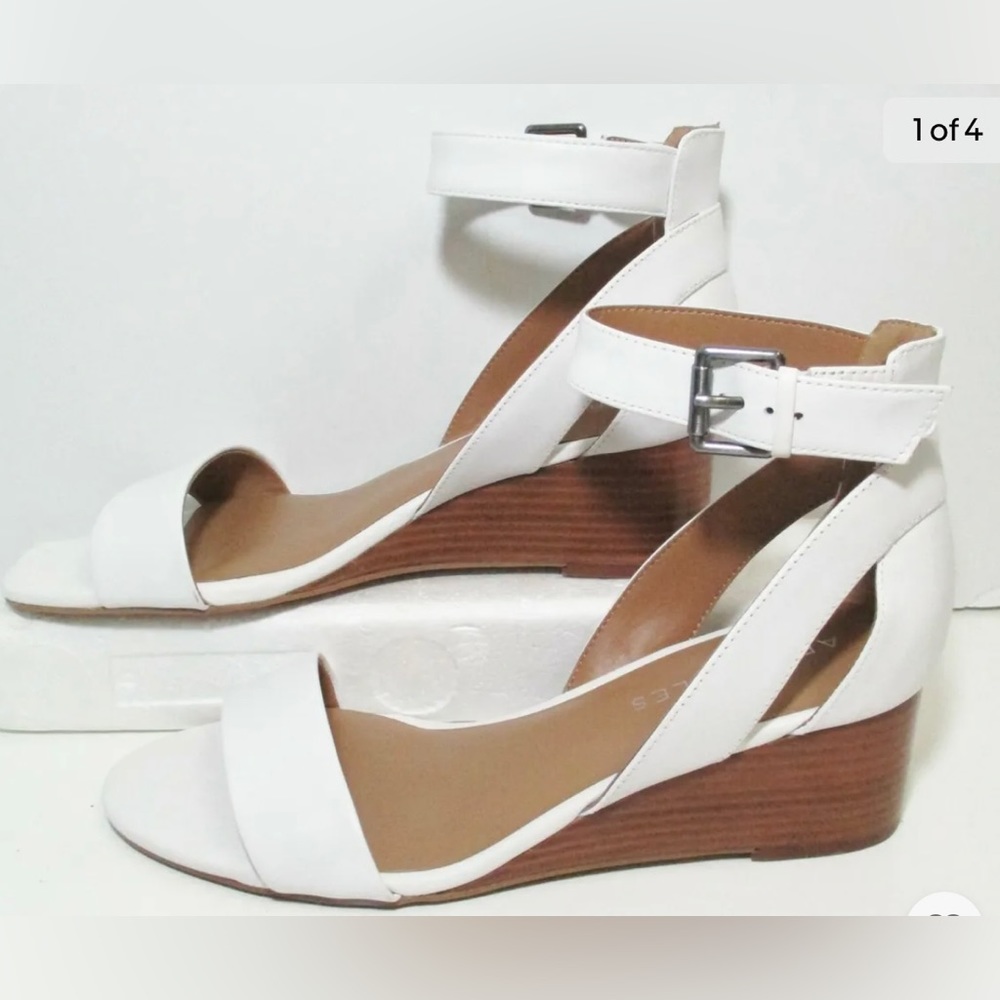 Aerosoles Wedge Sandal White